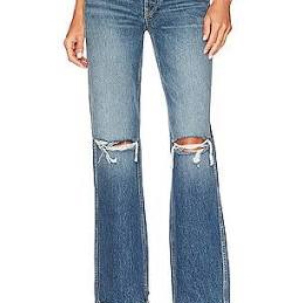 NWT Re/done 90s Destroyed High Rise Loose Jeans